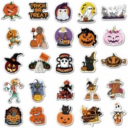 Halloween Stickers 50 Pcs Witch Pumpkin Skeleton Stickers Waterproof Stickers Halloween Decorations Party Supplies $14.03 Kid...