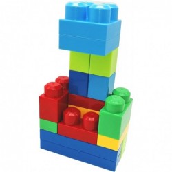 88PCS Big Building Blocks with Blue Building Bag Educational STEM Toys Gift for Kids and Toddlers $43.40 Toy Stacking Block Sets