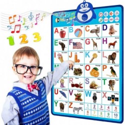 Interactive Alphabet Wall Chart for Toddlers 2-4 – Learn ABC Letters Numbers Words Spelling Toys for Toddlers Kids Learning T...