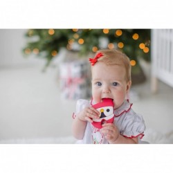 Penguin Teether Holiday Baby Teether Toy BPA Free Silicone Teething Toy Babys First Christmas Soothing Gums Infant Toy $17.02...