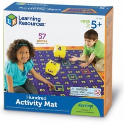 Hundred Activity Mat - 57 Pieces Ages 5+ Math Learning Games for Kids Educational and Fun Games for Kids $61.11 Early Develop...