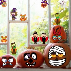 Halloween Pumpkin Decorating Stickers Craft Stickers Mini Make 46 Small Pumpkin Face and Kids Halloween Activities Stickers M...