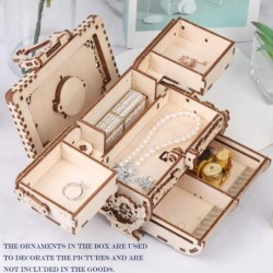 Puzzle Box 3D Wooden Puzzle Model Kits for- Cute & Neat Design- DIY Gift Box (T707-01) $61.43 3-D Puzzles