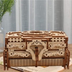 Puzzle Box 3D Wooden Puzzle Model Kits for- Cute & Neat Design- DIY Gift Box (T707-01) $61.43 3-D Puzzles