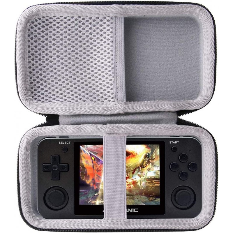 Hard Carrying Case for RG351MP/RG350M/ RG350P/RG350 Handheld Retro Game Storage Suitcase (Black) $26.60 Kids' Handheld Games