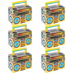 Retro Boom Box Table Centerpiece 80s Novelty Party Favor Boxes Candy Treat Box for 90s Party Decorations Old School Hip Hop R...