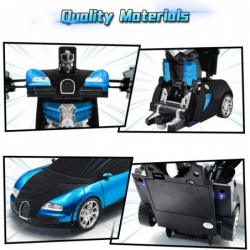 Rc Transformer Car Toy Remote Control Deformation Car for Kids with One-Button Deformation 360°Rotating Drifting and Realisti...