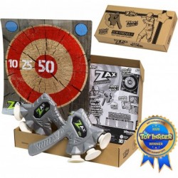 Zax Soft Foam Throwing Axes Includes 2 Zaxes and 1 Target $44.59 Toy Foam Blasters & Guns