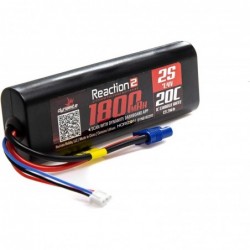 7.4V 1800mAh 2S 20C Reaction 2.0 Hardcase LiPo Battery EC3 DYNB1822H3 Car Batteries & Accessories $48.80 Hobby Remote & App C...