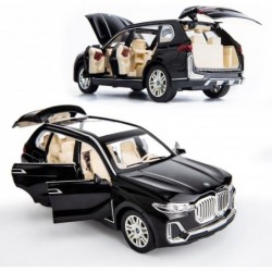 1/24 Compatible for BMW X7 SUV Model Car Toy Diecast Toy Cars Zinc Alloy Pull Back Toy car with Sound and Light for Kids Boy ...