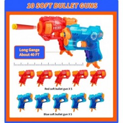 10 Bulk Small Gun Sets Compatible with Nerf Gun Party Supplies Boys Birthday Favors for Nerf War Party Mini Pistol Blasters M...