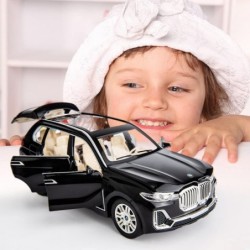 1/24 Compatible for BMW X7 SUV Model Car Toy Diecast Toy Cars Zinc Alloy Pull Back Toy car with Sound and Light for Kids Boy ...