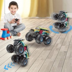 Remote Control Monster Truck for Boys Upright 360°Swivel 1:14 All Terrains RC Trucks with LED Lights 2.4Ghz Off-Road RC Car 2...