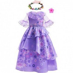 Encanto Mirabel Isabella Dress Costume For Kids Girls Isabela Madrigal Princess Dress Cosplay Halloween Dress Up Suit $40.24 ...