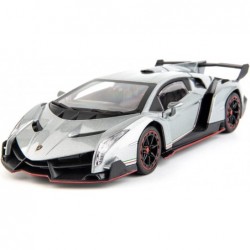 Diecast Car for Lamborghini Veneno Model Car 1/24 Scale Sports Toy Vehicle Door Can be Opened Toy Car Front Wheel Steerable (...