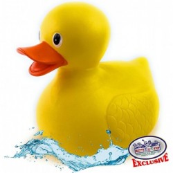 Large Rubber Duck (9" x 6.5" x 7.5") Perfect for Bathtime Pools Etc. $34.91 Bathtub Toys