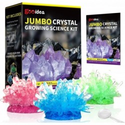 science kits for kids age 8-12 Jumbo Crystal Growing Kit Grow Crystals Within 24 Hours Toys & Gifts for Kids Ages 5 6 7 8 9 1...