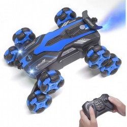 Remote Control Car 360°Rotating RC Stunt Cars Toys Flexible Swing Arm Twisting Climbing 8 Wheels Rechargeable Car Toy with Sp...