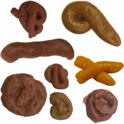 Different Shapes Fake Poo Fake Dog Poo Funny Joke Tricky Toys Prank Props for Halloween April Fools' Day Prank Party $17.21 G...