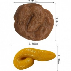 Different Shapes Fake Poo Fake Dog Poo Funny Joke Tricky Toys Prank Props for Halloween April Fools' Day Prank Party $17.21 G...