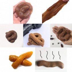 Different Shapes Fake Poo Fake Dog Poo Funny Joke Tricky Toys Prank Props for Halloween April Fools' Day Prank Party $17.21 G...