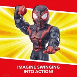 Mega Mighties Marvel Super Hero Adventures Web Warriors 3 Pack Spider-Man Kid Arachnid Marvel’s Rhino 10" Figures Kids Ages 3...