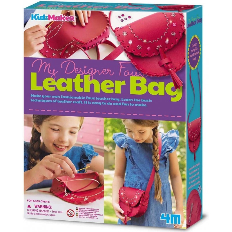 Toysmith Make A Leather Bag Kids Craft Kit $30.32 Kids' Drawing & Writing Boards