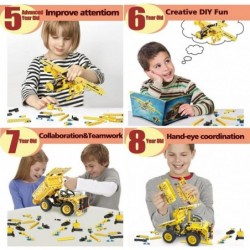 STEM Building Toy for Boys 8-12 - Dump Truck or Airplane 2 in 1 Construction Engineering Kit (361pcs) Best Gift for Kids Age ...