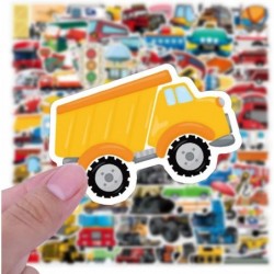 Transportation Vehicle Truck Stickers for Kids Boys Vinyl Stickers Waterproof 100 Pack Party Favors and Supplies (Constructio...