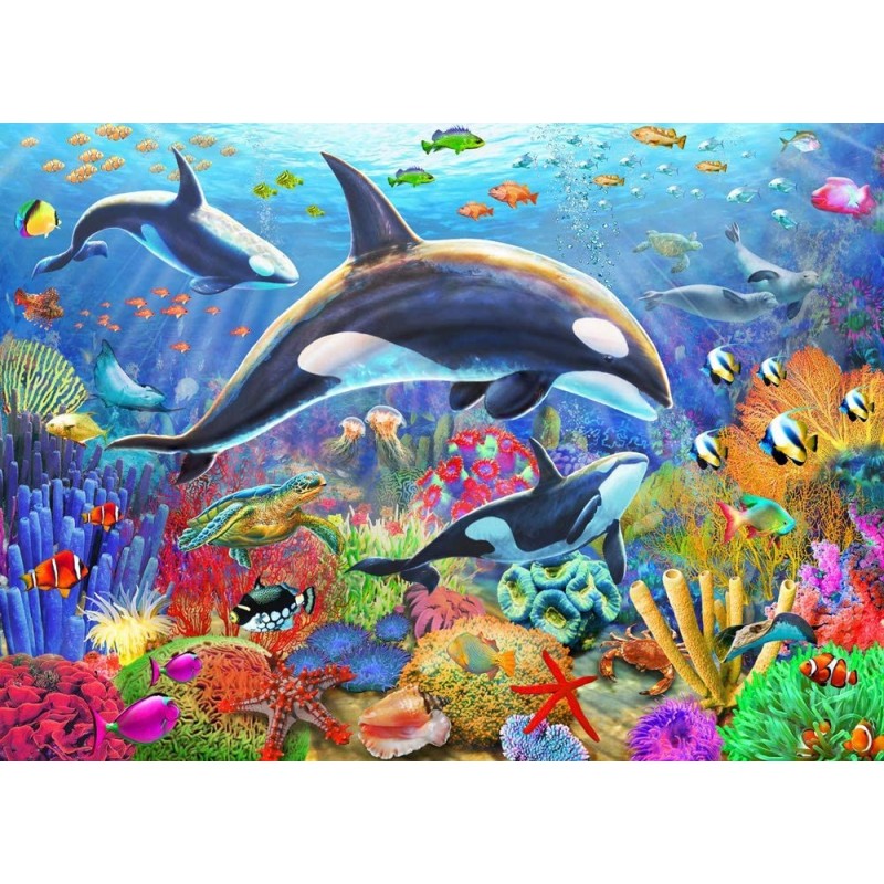 Orca Fun Jigsaw Puzzle 1000 Piece $46.28 Jigsaw Puzzles