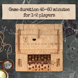 Cluebox Escape Room in a Box - Schrödingers Cat - Escape Game - Smart Wooden Puzzle - Unique Puzzle Games - Escape Box Games ...