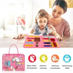 Busy Board Montessori Toys for Baby Girl Sensory Board Learning Toys for Toddlers Autism Educational Travel Toys Ideal $21.65...