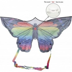 Butterfly Huge Kite for Kids and Adults Easy to Fly Single Line String with Tail for Beach Trip Park Family Outdoor Games and...