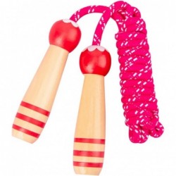 7 Feet Toy Jump Rope for Kids Adjustable Skipping Rope with Wooden Handle Party Favor $23.88 Kids' Fitness Equipment