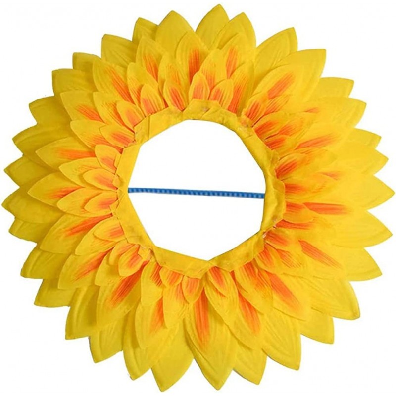 Sunflower Headgear Funny Performance Props Sunflower Hat Hood for Dance Party Festival Games Kids Teens Adults $27.48 Kids' P...