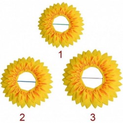 Sunflower Headgear Funny Performance Props Sunflower Hat Hood for Dance Party Festival Games Kids Teens Adults $27.48 Kids' P...