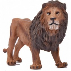 6PCS Realistic African Lion Family Set Figurines with Lion Cubs 2-5" Safari Animals Figures Diorama Educational Toy Cake Topp...