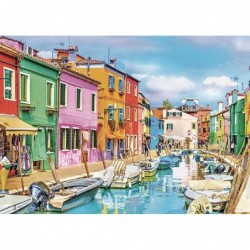 Beautiful Burano Italy 1000 Piece Jigsaw Puzzle $30.75 Jigsaw Puzzles