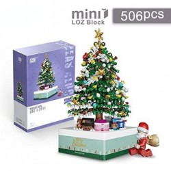 LOZ 1237 1238 Mini Blocks Kids Building Bricks Boys Toys Puzzle Christmas Tree Coffee House Girls Music Box (1237-with Box) $...