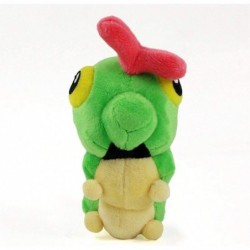 2pcs/Set Caterpie and Pink Shiny Butterfree Soft Stuffed Plush Toy Doll for Christmas Halloween Easter(6.3 inch /5.1 inch) $4...