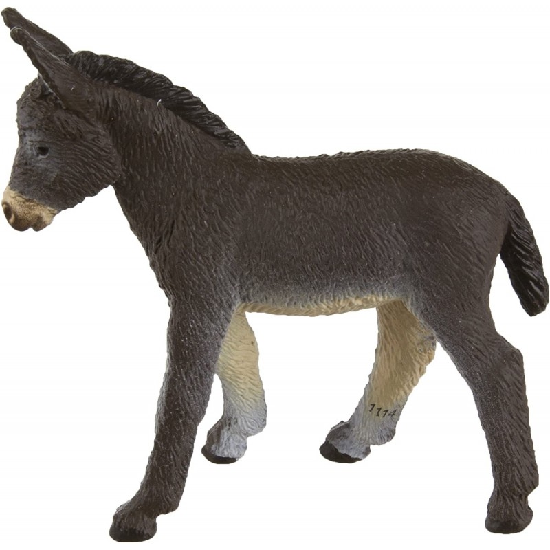 Safari Ltd Safari Farm Donkey Foal – Realistic Individually Hand-Painted Toy Figurine Model – Quality Construction from Phtha...