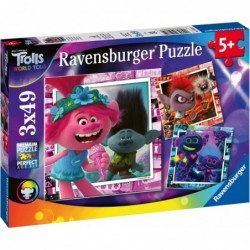 5081 Trolls 2 World Tour 3 x 49 Piece Jigsaw Puzzles for Kids Age 5 Years and up $31.81 Jigsaw Puzzles