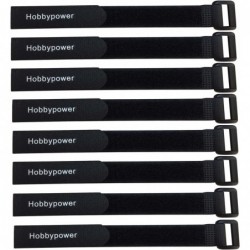 RC Lipo Battery Straps 200mm x 20mm Non-Slip Battery Tie Down Strap for FPV Quad Airplane Boat Car (Pack of 8) $14.08 Hobby R...