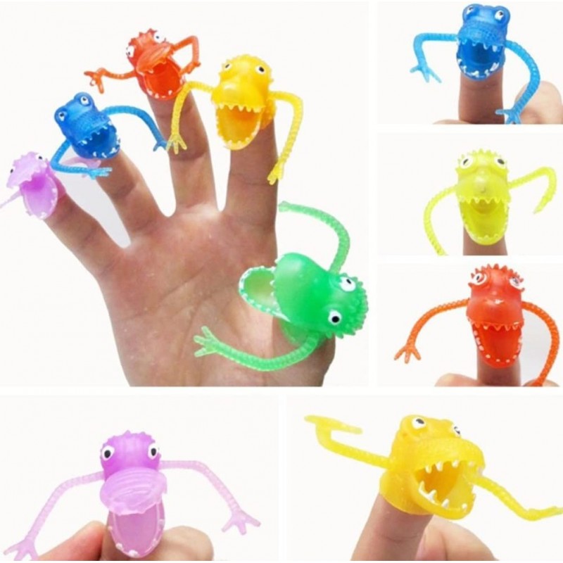 10Pcs Monster Finger Cool for Kids Great Party Favors Fun Toys Puppet Show Random Style $17.87 Finger Puppets