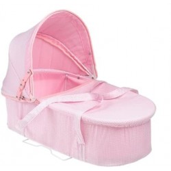 3-in-1 Doll Pram Carrier and Stroller (fits 18 inch Dolls) Pink Gingham $67.63 Doll Accessories