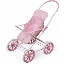 3-in-1 Doll Pram Carrier and Stroller (fits 18 inch Dolls) Pink Gingham $67.63 Doll Accessories