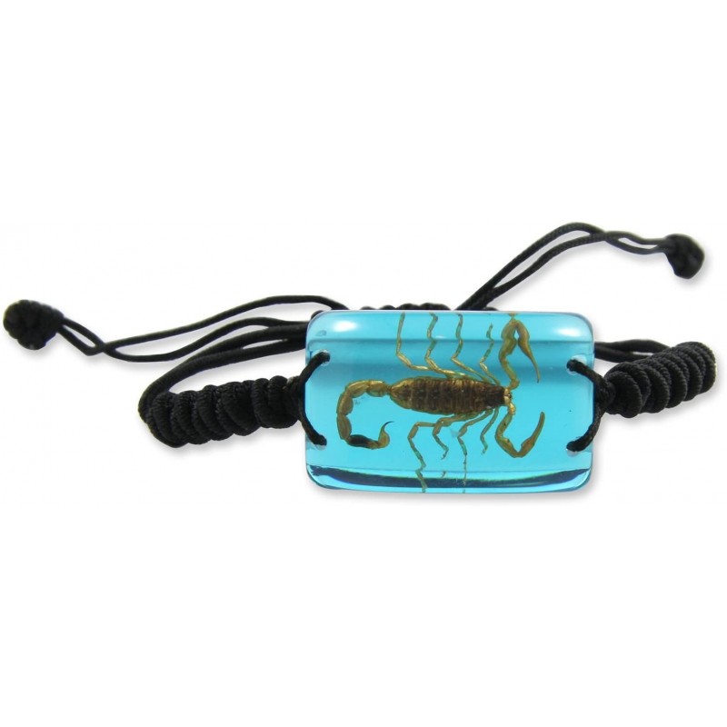 Gold Scorpion Bracelet Clear Blue 10 inches $19.87 Kids' Dress-Up Accessories