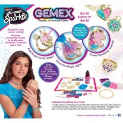 Shimmer ‘n Sparkle Gemex Sparkling Crystal Jewelry Making Kit $27.89 Kids' Drawing & Writing Boards