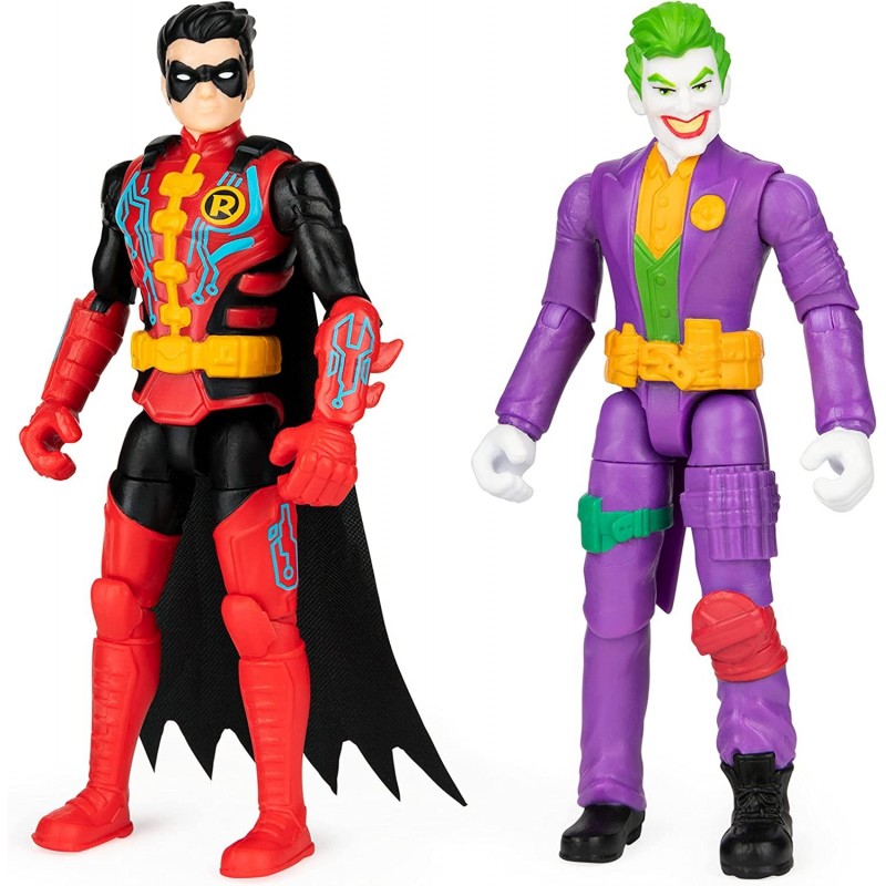 Batman 4-inch Robin and The Joker Action Figures for Boys with 6 Mystery Accessories Kids Toys for Boys Aged 3 and up $34.40 ...