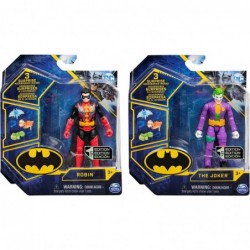 Batman 4-inch Robin and The Joker Action Figures for Boys with 6 Mystery Accessories Kids Toys for Boys Aged 3 and up $34.40 ...